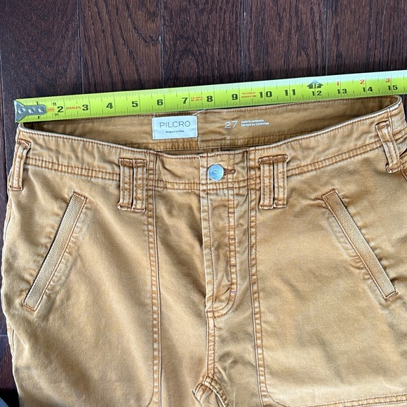 Anthropologie Pilcro The Yaya Crop Flare Pants by Pilcro in Bronze Size 27 - Picture 7 of 10
